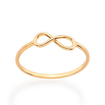 Anel Infinito Folheado - Rommanel