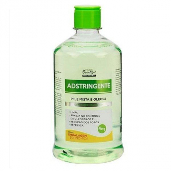 Adstringente 500ml Pele Mista e Oleosa - Face Beautiful