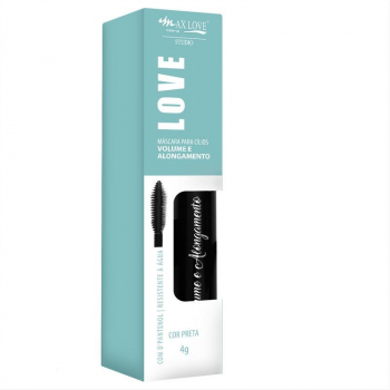 Máscara de Cílios 3 EM 1 Volume e Alongamento 101 - Max Love