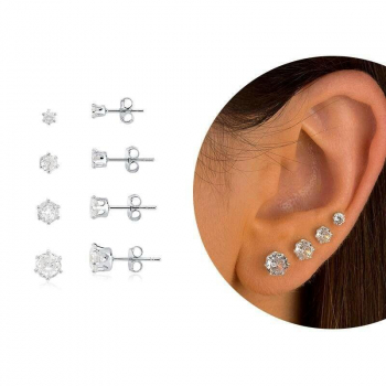 Brinco Zircônias /Garra Coroa P