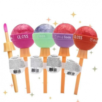 Gloss Pirulito Que Bate Bate - Mia Make