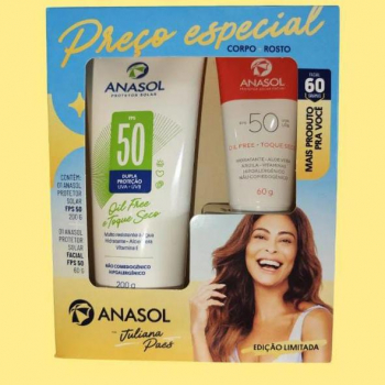 Kit Ju Paes Protetor Corporal FPS 50 -Anasol