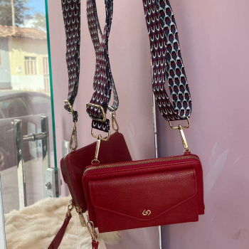 Bolsa Carteira Alça Colorida -Gash 42,90