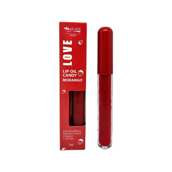 Lip Oil Candy Morango -MAX LOVE 19,90