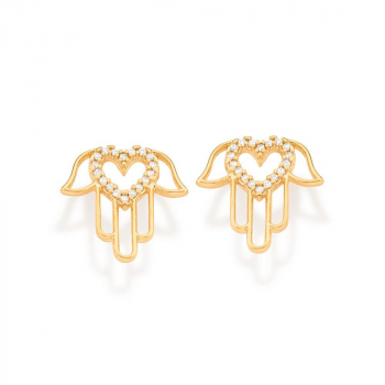 Brinco Mão de Fátima - Rommanel